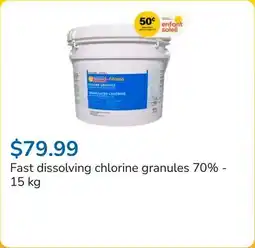 Club Piscine Fast dissolving chlorine granules 70% - 15 kg offer