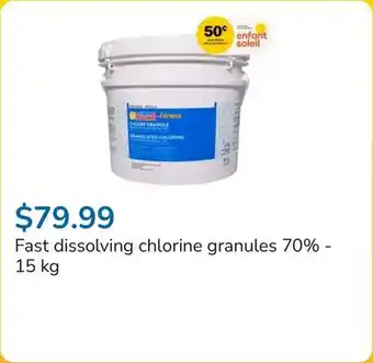 Club Piscine Fast dissolving chlorine granules 70% - 15 kg offer