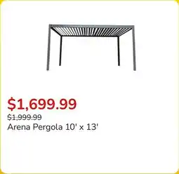 Club Piscine Arena Pergola 10' x 13' offer