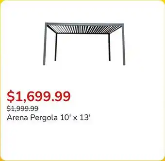 Club Piscine Arena Pergola 10' x 13' offer