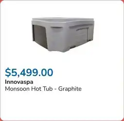 Club Piscine Monsoon Hot Tub - Graphite offer