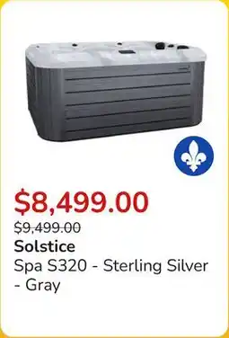Club Piscine Spa S320 - Sterling Silver - Gray offer