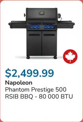 Club Piscine Phantom Prestige 500 RSIB BBQ - 80 000 BTU offer