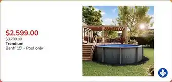 Club Piscine Banff 15' - Pool only offer