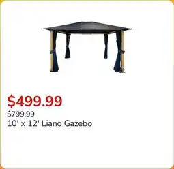 Club Piscine 10' x 12' Liano Gazebo offer