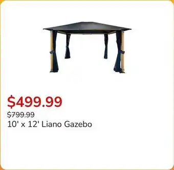 Club Piscine 10' x 12' Liano Gazebo offer