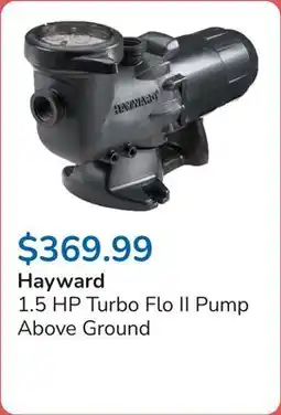 Club Piscine 1.5 HP Turbo Flo II Pump Above Ground offer