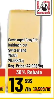 Mayrand Cave-aged Gruyère Kaltbach Cut Switzerland offer