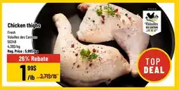 Mayrand Chicken thighs Volailles des Cantons Quebec offer