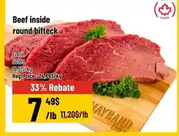 Mayrand Inside Round Beef Bifteck Canada offer