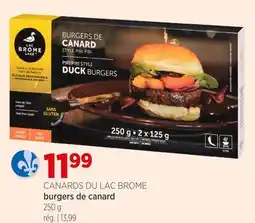Avril Burgers de canard offer