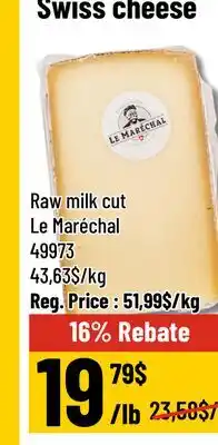Mayrand Raw milk cut Le Maréchal offer