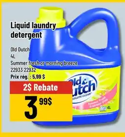 Mayrand Liquid laundry detergent Old Dutch 4L offer