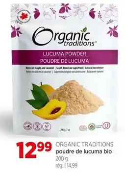 Avril ORGANIC TRADITIONS poudre de lucuma bio offer