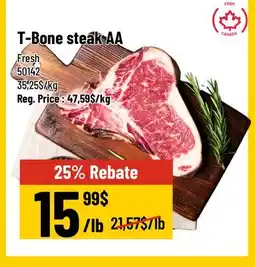 Mayrand Sirloin Steak T-bone AA Canada offer
