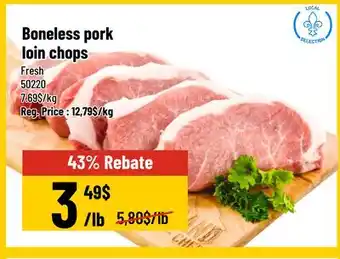Mayrand Boneless Pork Loin Chops Quebec offer