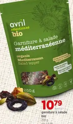 Avril garniture à salade bio offer