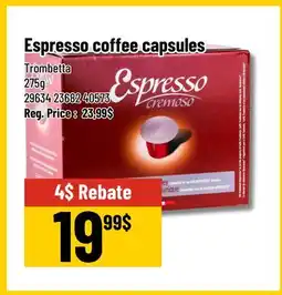 Mayrand Espresso coffee capsules Trombetta 275 g offer