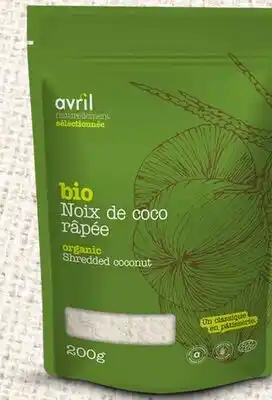 Avril noix de coco râpée bio offer