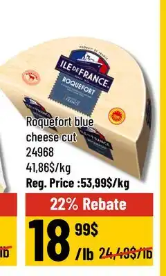 Mayrand Roquefort Blue Cheese 175 g Ile de France offer