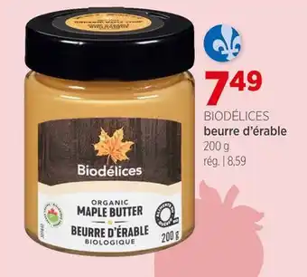 Avril beurre d' érable offer