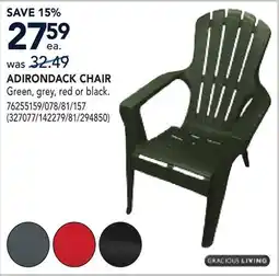 RONA ADIRONDACK CHAIR offer