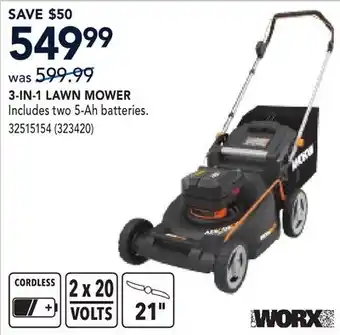RONA WORX 3-IN-1 LAWN MOWER offer