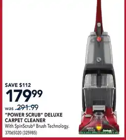 RONA HOOVER POWER SCRUB DELUXE CARPET CLEANER offer