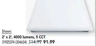 RONA LED light panels offer
