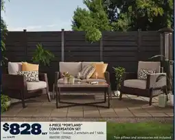 RONA 4-PIECE PORTLAND CONVERSATION SET offer