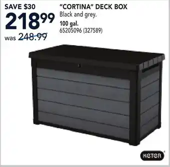 RONA CORTINA DECK BOX offer