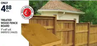 RONA TREATED WOOD FENCE BOARD offer