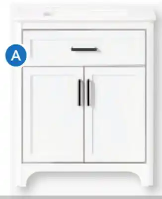 RONA OVE vanities and linen cabinets offer