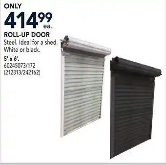RONA ROLL-UP DOOR offer