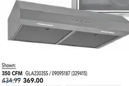 RONA 350 CFM Range Hood offer