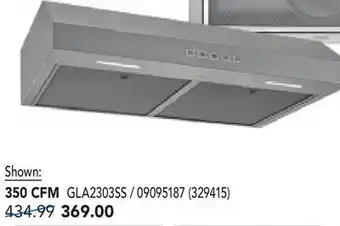 RONA 350 CFM Range Hood offer