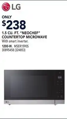 RONA 1.5 CU. FT. NEOCHEF COUNTERTOP MICROWAVE offer
