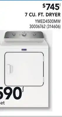 RONA MAYTAG 7 CU. FT. DRYER offer