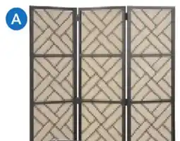 RONA LANDON & CO. PRIVACY SCREENS Taupe and black offer