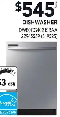 RONA DISHWASHER offer