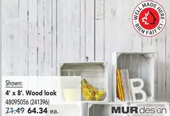RONA 4' x 8'. Wood look offer