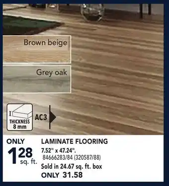 RONA LAMINATE FLOORING 7.52 x 47.24 offer
