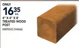 RONA 4 X 4 X 8' TREATED WOOD POST offer