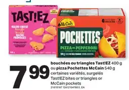 L'Intermarché BOUCHÉES OU TRIANGLES, 400 G, OU PIZZA POCHETTES, 540 G | BITES OR TRIANGLES OR POCKETS offer