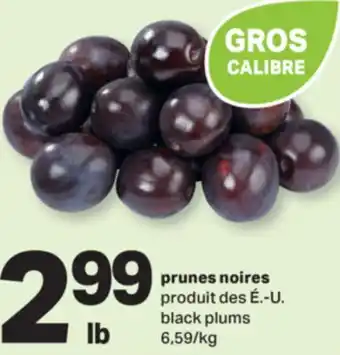 L'Intermarché PRUNES NOIRES | BLACK PLUMS offer