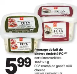 L'Intermarché FROMAGE DE LAIT DE CHÈVRE ÉMIETTÉ PC | PC CRUMBLED GOAT'S MILK CHEESE, 165/175 G offer