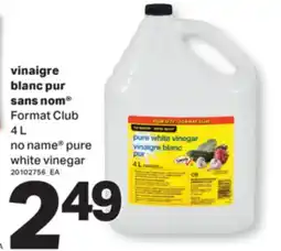 L'Intermarché VINAIGRE BLANC PUR | PURE WHITE VINEGAR, FORMAT CLUB 4 L offer
