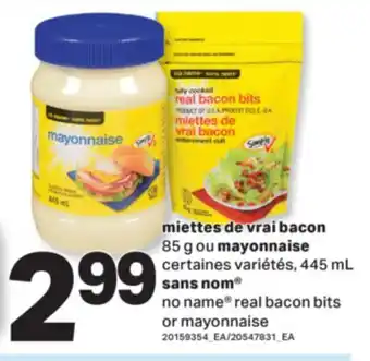 L'Intermarché MIETTES DE VRAI BACON, 85 G OU MAYONNAISE | REAL BACON BITS OR MAYONNAISE, 445 ML offer