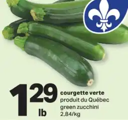 L'Intermarché COURGETTE VERTE | GREEN ZUCCHINI offer
