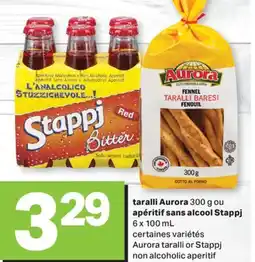 L'Intermarché TARALLI, 300 G, APÉRITIF SANS ALCOOL, 6 X 100 ML | TARALLI OR STAPPJ offer